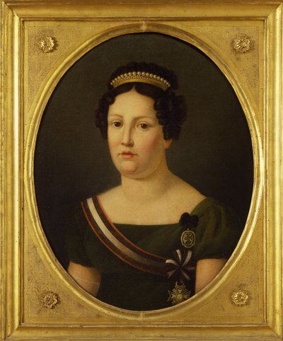 Portrait Painting of Maria Luigia di Borbone, Duchess of Lucca by Creator